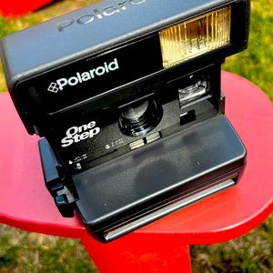 Vintage Polaroid camera. Purchased in 1999. Good working condition.